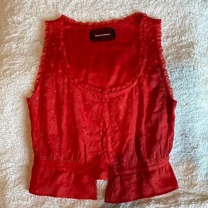 Reformation Linen Top